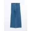 LCW Jeans Indigo Wideleg Kadın Jean Pantolon