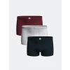 LC WAIKIKI Bordo Standart Kalıp Pamuklu Esnek Erkek Boxer 3lü