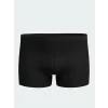 LC WAIKIKI Siyah Standart Kalıp Pamuklu Esnek Erkek Boxer 3lü
