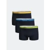 LC WAIKIKI Lacivert Standart Kalıp Pamuklu Esnek Erkek Boxer 3lü