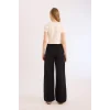Defacto E1794 Siyah Coool Gabardin Pantolon Wide Leg Yüksek Bel Geniş Bol Paça