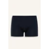 Defacto E7210 Lacivert Regular Fit Çiçekli 3lü Boxer