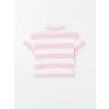 LCW Kids Pembe Polo Yaka Kısa Kollu Kız Çocuk Tişört