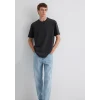 Mavi 0612733-70092 Mavi Jeans Nakışlı Gri Tişört