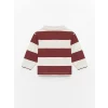 LCW Kids Karişik Polo Yaka Uzun Kollu Erkek Bebek Tişört ve Pantolon 2li Takım