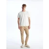 XSIDE Bej Slim Fit Gabardin Erkek Jogger Pantolon