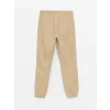 XSIDE Bej Slim Fit Gabardin Erkek Jogger Pantolon