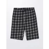 LC WAIKIKI Siyah Standart Kalıp Erkek Şortlu Pijama Takımı