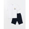 LC WAIKIKI Lacivert Standart Kalıp Erkek Şortlu Pijama Takımı