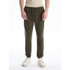 XSIDE Haki Slim Fit Gabardin Erkek Jogger Pantolon