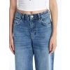LCW Jeans Indigo Wideleg Kadın Jean Pantolon