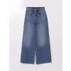 LCW Jeans Indigo Wideleg Kadın Jean Pantolon