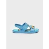 LCW STEPS Mavi Patch Detaylı Erkek Bebek Sandalet