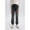 Defacto D7037 Siyah Erkek Çocuk Jogger Fit Jean Pantolon