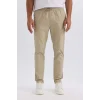 Defacto Z9933 Haki %100 Pamuk Yazlık Jogger Chino Pantolon Beli Bağcıklı Cepli Düz Paça