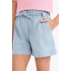 Defacto C9302 Mavi Kız Çocuk Jean Şort