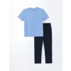 LC WAIKIKI Lacivert Standart Kalıp Erkek Pijama Takımı