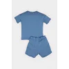 Defacto E7693 Mavi Erkek Bebek Looney Tunes 2li Takım Kısa Kollu Tişört Şort