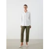 LCWAIKIKI Classic Haki Beli Lastikli Havuç Kesim Kadın Pantolon