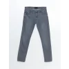LCW Jeans Gri 760 Skinny Fit Erkek Jean Pantolon