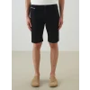 LCW Jeans Siyah Slim Fit Erkek Jean Şort