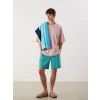 LCWAIKIKI Classic Turkuaz Kısa Boy Basic Erkek Deniz Şortu