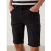 LCW Jeans Siyah Süper Skinny Fit Erkek Jean Şort