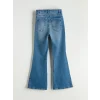 LCW Jeans Indigo Mars Flare Kadın Jean Pantolon
