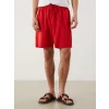 LCWAIKIKI Classic Kirmizi Diz Hizası Boy Basic Erkek Deniz Şortu