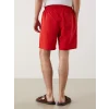 LCWAIKIKI Classic Kirmizi Diz Hizası Boy Basic Erkek Deniz Şortu