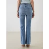 LCW Jeans Indigo Crop Flare Kadın Jean Pantolon