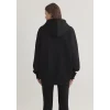 Mavi 1610221-900 Kapüşonlu Fermuarlı Siyah Sweatshirt