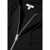 Mavi 1610221-900 Kapüşonlu Fermuarlı Siyah Sweatshirt