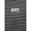 Mavi 1S10100-85143 Mavi Logo Baskılı Çizgili Siyah Sweatshirt