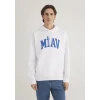 Mavi 0S10122-620 Miav Baskılı Kapüşonlu Beyaz Sweatshirt