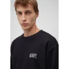Mavi 0611716-900 Mavi Logo Baskılı Siyah Sweatshirt
