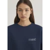 Mavi 1611656-82454 Mavi Logo Baskılı Lacivert Sweatshirt