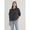 Mavi 1611656-82185 Mavi Logo Baskılı Antrasit Sweatshirt