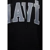 Mavi 067149-902 Mavi Logo Baskılı Kapüşonlu Siyah Sweatshirt