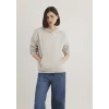 Mavi 167299-70074 Kapüşonlu Gri Basic Sweatshirt
