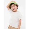 LCW baby Ekru Bisiklet Yaka Kısa Kollu Erkek Bebek Tişört ve Şort 2li Takım