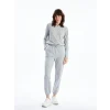 LCWAIKIKI Basic Gri Kadın Beli Lastikli Düz Jogger Eşofman Altı