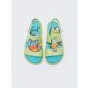 LCW STEPS Yeşil Patch Detaylı Erkek Çocuk Sandalet