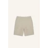 Defacto C7381 Bej %100 Pamuk Relax Fit Cepli Keten Görünümlü Bermuda Şort
