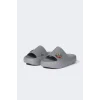 Defacto C2774 Gri Erkek Çocuk Aplike Tırtıklı Taban Cırt Cırtlı Eva Sandalet