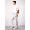 Defacto D6701 Gri DeFactoFit NBA Milwaukee Bucks Kalın Jogger Eşofman Altı Standart Fit Beli Bağcıklı Cepli