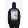 Defacto D8489 Siyah DeFactoFit NBA Los Angeles Lakers Oversize Geniş Kalıp Kapüşonlu Kalın Sweatshirt