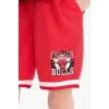 Defacto E4853 Kırmızı Erkek Çocuk NBA Chicago Bulls Şort