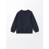 LCW Kids Indigo Basic Erkek Çocuk Fermuarlı Sweatshirt