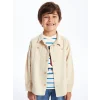 LCW Kids Bej Uzun Kollu Basic Erkek Çocuk Gömlek